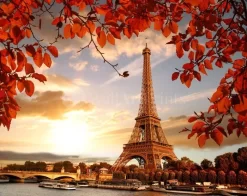 Eiffel Tower In Autumn