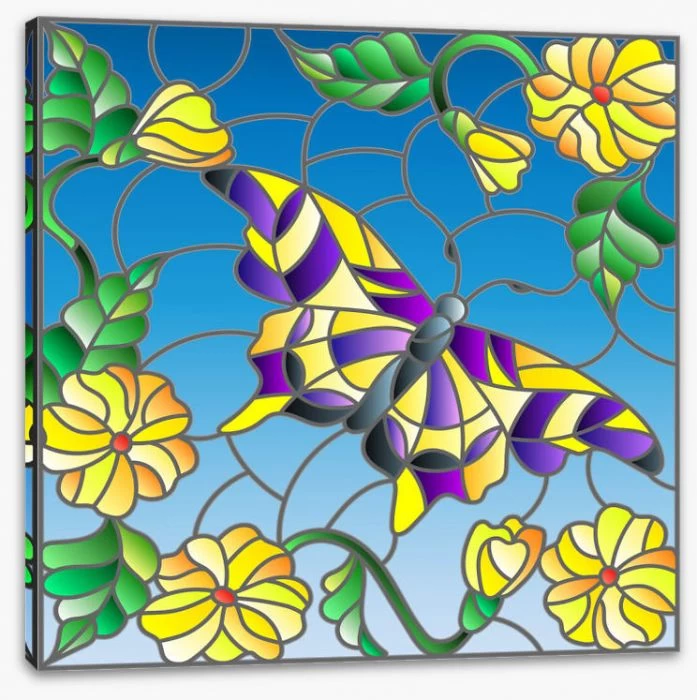 Summer Butterfly Window 2 Summer Butterfly Window - Image 2