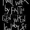 Walk By Faith