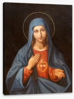Immaculate Heart Of Mary -Art Mural Shop 133909661 stretchedcanvas