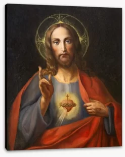 Sacred Heart -Art Mural Shop 133988562 stretchedcanvas