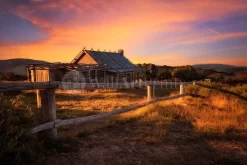 Sunset Behind Craigs Hut