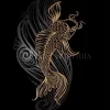 Golden Koi Wave