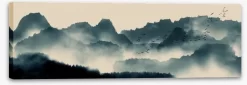Misty Morning Flight 3 Misty Morning Flight -Art Mural Shop 191816582 StretchedCanvas 1