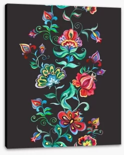 Faery Flowers 2 -Art Mural Shop 195366798 stretchedcanvas