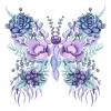 Succulent Butterfly