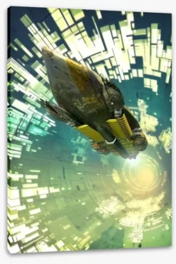 The Shuttle Tunnel 3 The Shuttle Tunnel -Art Mural Shop 20159479 stretchedcanvas