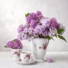Lilac Tea Time