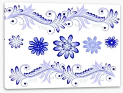 Gzhel Beauty 1 -Art Mural Shop 20946243 stretchedcanvas