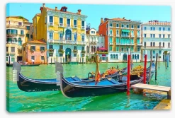 Grand Canal Sunshine 3 Grand Canal Sunshine -Art Mural Shop 212605791 stretchedcanvas