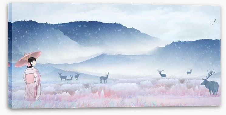 Pink Dawn In The Valley 2 Pink Dawn In The Valley - Image 2