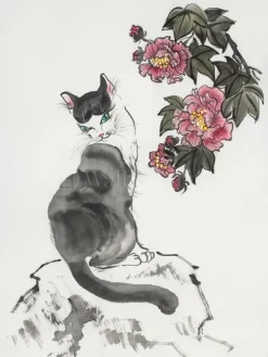The Hibiscus Cat