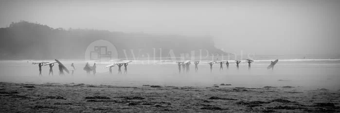 Surfers In The Mist 1 Surfers In The Mist