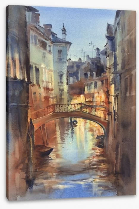 Blue Evening Canal 2 Blue Evening Canal - Image 2