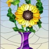 Sunflower Vase Window