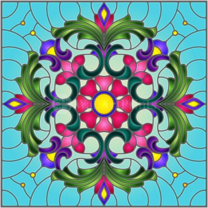 Royal Rosette Window II 1 Royal Rosette Window II