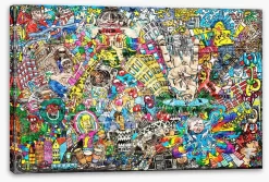 Mad Mad World 3 Mad Mad World -Art Mural Shop 263249657 stretchedcanvas