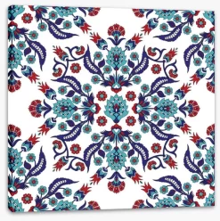 Ottoman Iznik Blues -Art Mural Shop 263609445 stretchedcanvas