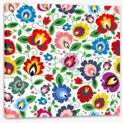 Folklore Floral 2 -Art Mural Shop 270235007 stretchedcanvas