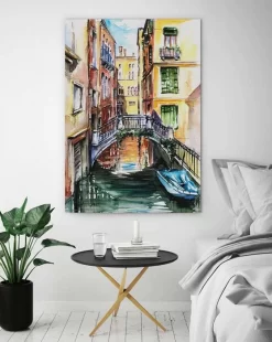 Bridge Over The Canal -Art Mural Shop 28181142 add image