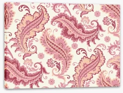 Paisley In Pink -Art Mural Shop 290147163 stretchedcanvas