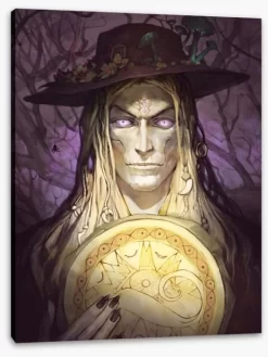The Sinister Shaman -Art Mural Shop 291467485 stretchedcanvas