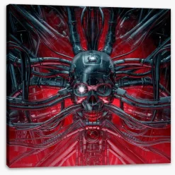 Skull Of The Gamer -Art Mural Shop 292916437 stretchedcanvas