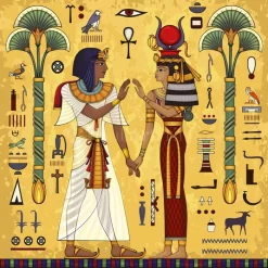 Hathor And Horus