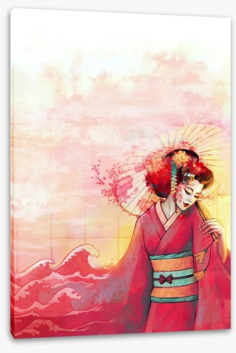 Kanagawa Geisha Sunset 2 Kanagawa Geisha Sunset - Image 2