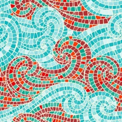 Swirly Sea Mosaic II