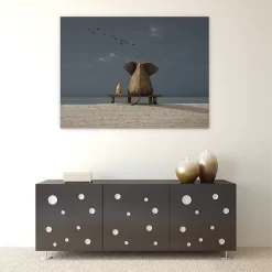 Together On The Beach -Art Mural Shop 37592738 add image