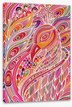 Royal Peacock -Art Mural Shop 379842473 stretchedcanvas