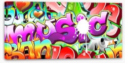 For The Love Of Music -Art Mural Shop 38619350 stretchedcanvas