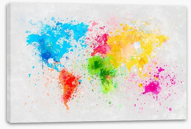 Rainbow Splatter Map 2 Rainbow Splatter Map - Image 2