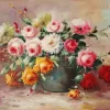 Roses In A Vase