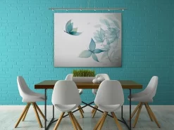 Azure Butterfly Leaves 7 Azure Butterfly Leaves -Art Mural Shop 40939035 add image02