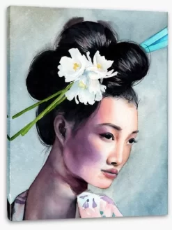 Elegant Enigma -Art Mural Shop 431651224 stretchedcanvas