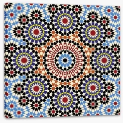 Khemisset Mosaic -Art Mural Shop 44787668 stretchedcanvas