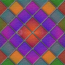 Purple Diamond Window