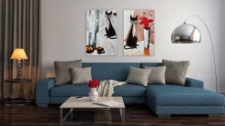 Chat Noire Avec Un Fleur 5 Chat Noire Avec Un Fleur -Art Mural Shop 45634319 add image