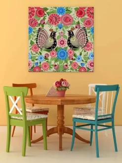 Birds And Buds Khokhloma -Art Mural Shop 46900982 add image