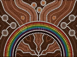 Rainbow Over The Creek