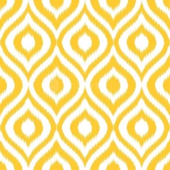 Yellow Geometric Ikat