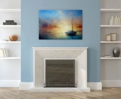 Sail Boat Seascape -Art Mural Shop 49140908 add image