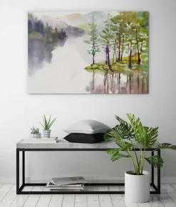 Misty River Watercolour 5 Misty River Watercolour -Art Mural Shop 49311676 add image