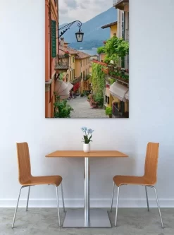 Village Street In Lake Como, Italy -Art Mural Shop 49988155 add image