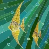Yellow Fish Mosaic