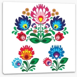 Polish Bouquet -Art Mural Shop 50649750 stretchedcanvas