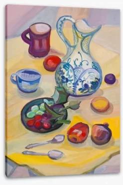Summer Breakfast -Art Mural Shop 50808767 stretchedcanvas