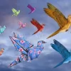 Origami Bird Dreamscape